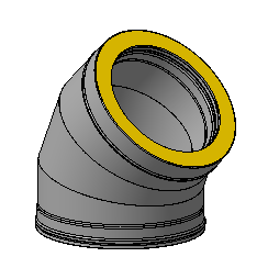 Craft Profi сэндвич-колено 45° (изол25)