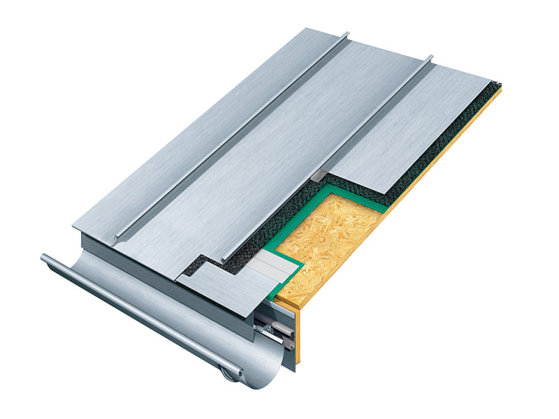 Угловой вертикальный фальц RHEINZINK