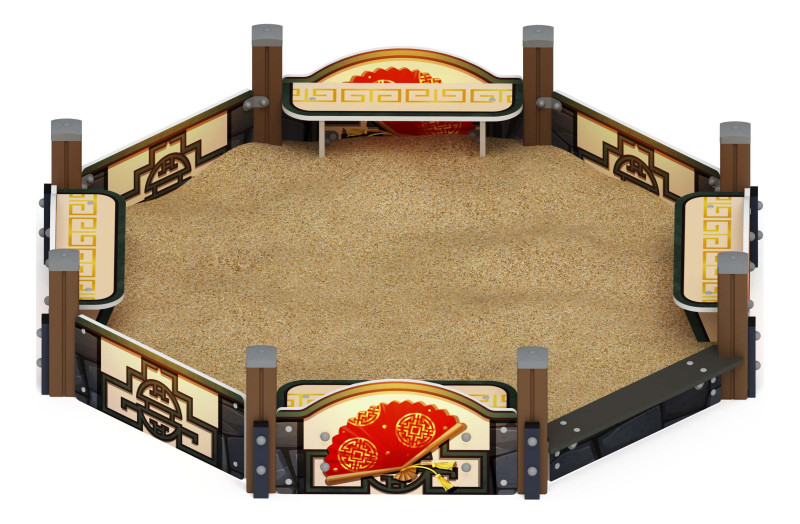 Песочница восьмигранная Карнавал (Шанхай)