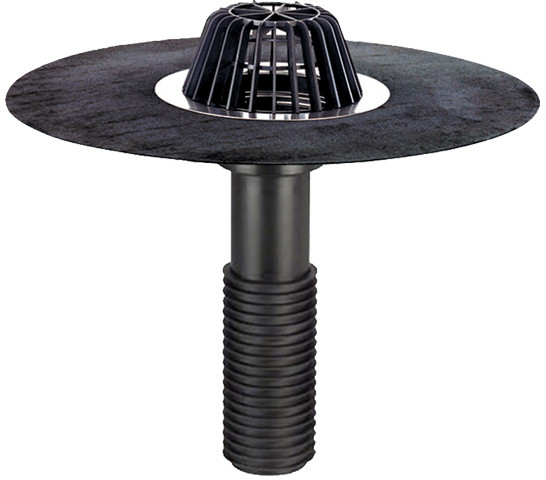 Универсальная кровельная воронка с битумным полотном HL69H