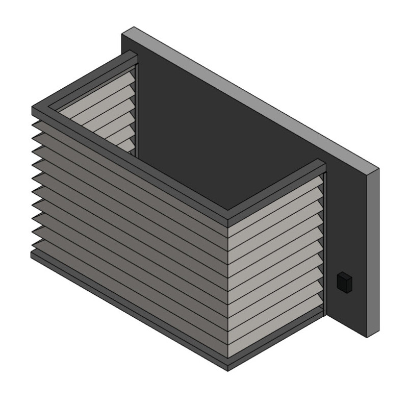 Противопожарная штора Гармошка E-60 (П-обр.)