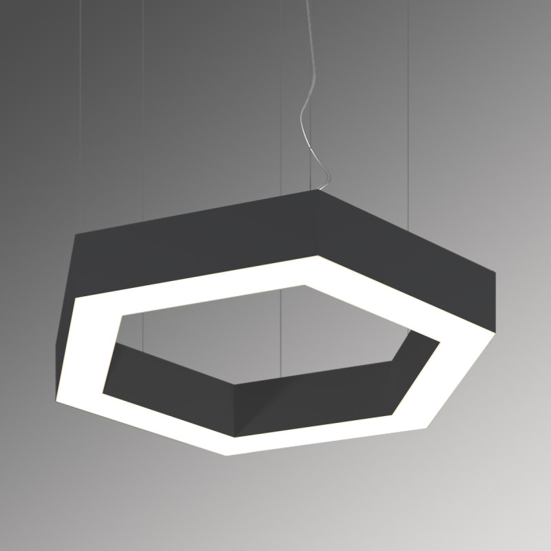 Серия контурных LED светильников LBX-HOLE-HEXA-P