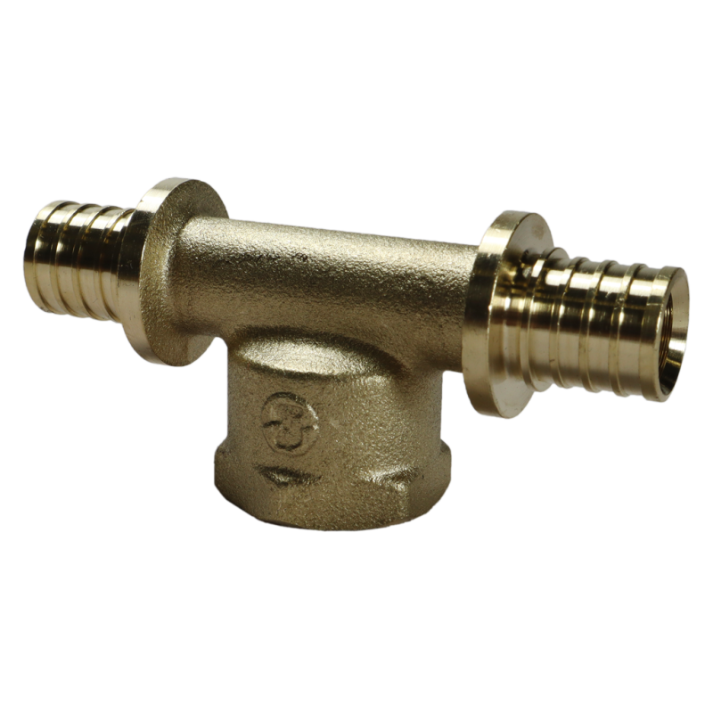 Тройник с переходом на ВР латунь
