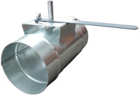 Дроссель-клапан круглого сечения