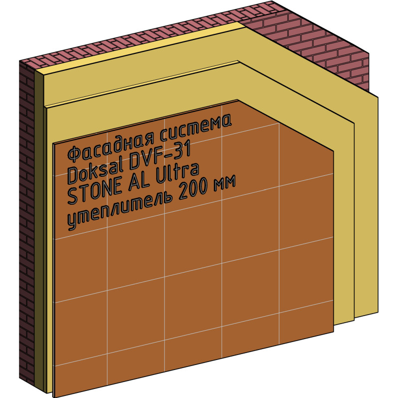 Doksal DVF-31 STONE AL Ultra (утеплитель 200 мм)