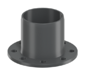 Патрубок с фланцем (Клеевое соединение) ЕРСистема