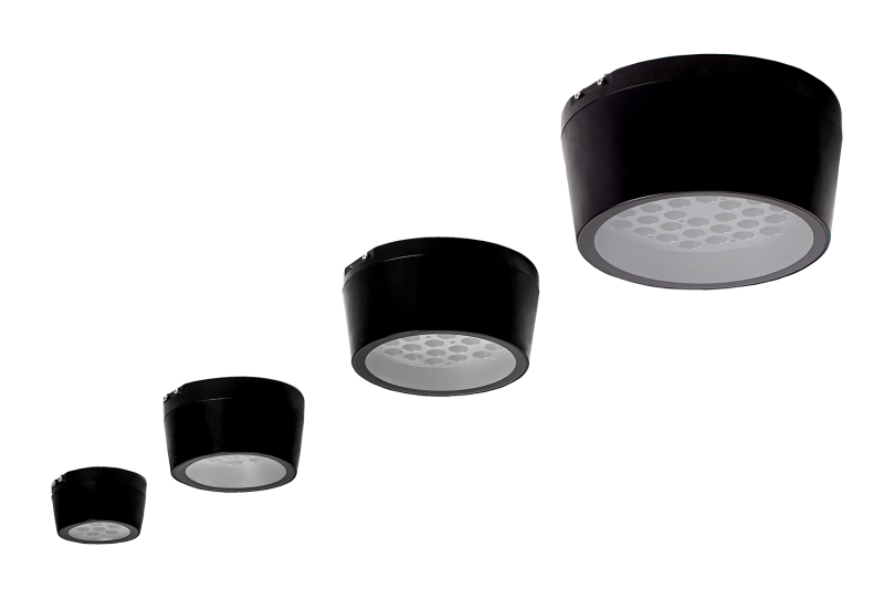 Накладной светодиодный светильник GARNET GLOW TOP M,L