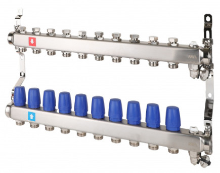 MVI Коллекторная группа с дренажным краном MS-6 10