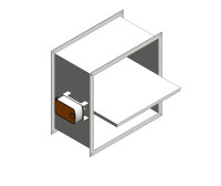 Клапан противопожарный прямоугольный FKS-1M(60-90)-НО
