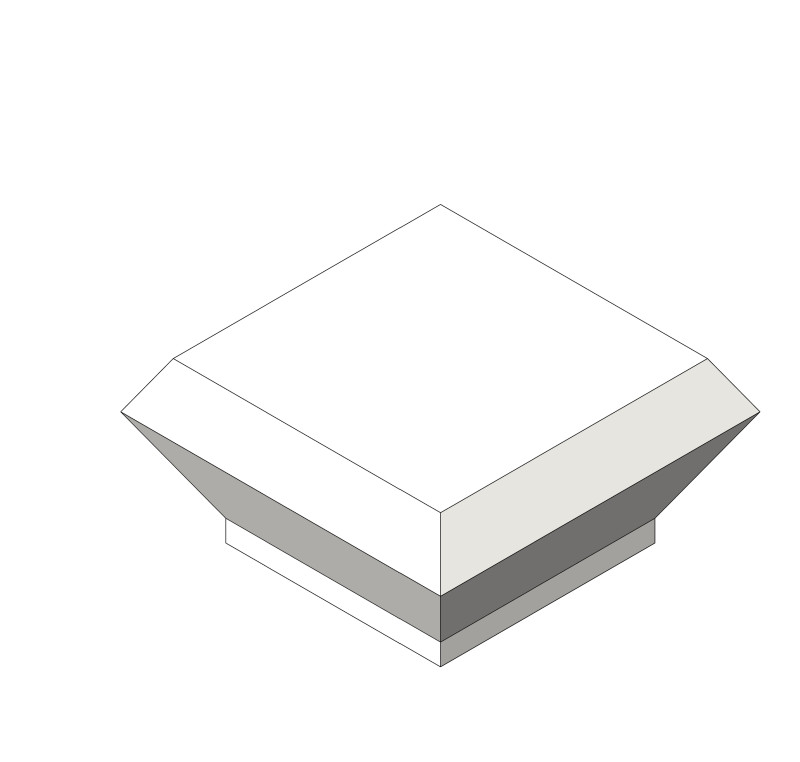 Вентилятор крышный, прямоугольный, SVKR 30-90