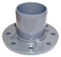 Патрубок гладкий с фланцем AQUAVIVA