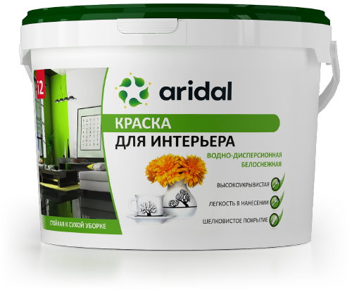 Акриловая краска для интерьера ARIDAL i2