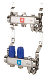 MVI Коллекторная группа с дренажным краном MS-6 2