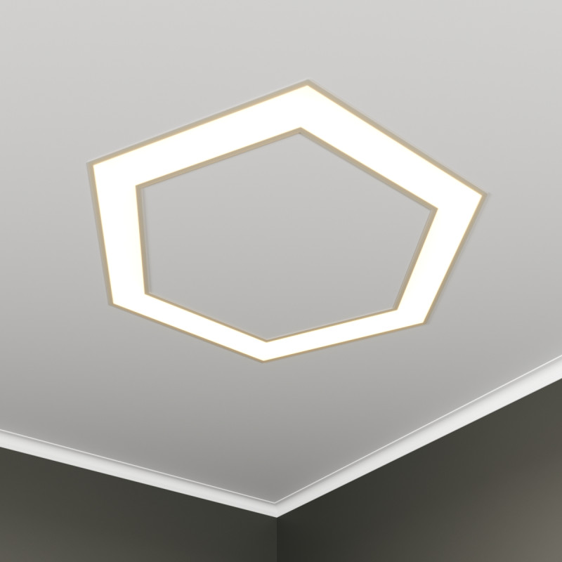 Серия контурных LED светильников LBX-HOLE-HEXA-VG