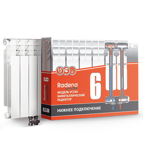 Радиатор биметаллический RADENA VС 350