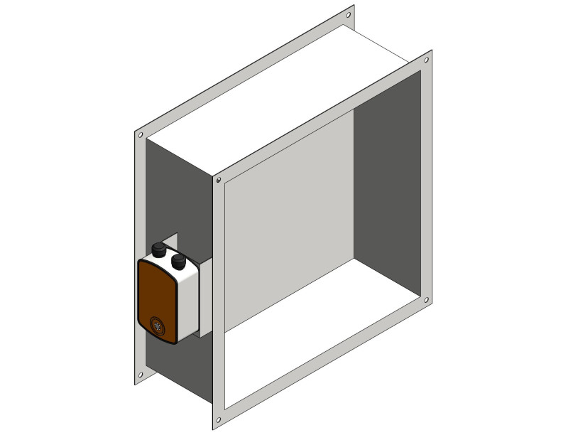 Противопожарный клапан КДМ-2М/КДМ-3 канальный