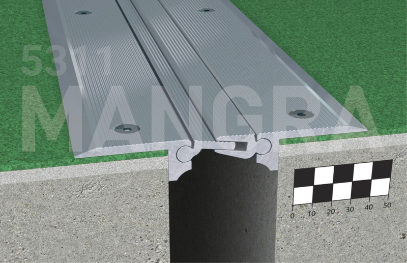 Накладной дефшов 50-120 мм в полу MANGRA 5311