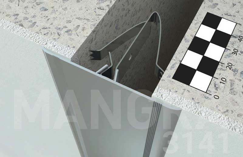 Накладной дефшов 30-90 мм в стене и потолке MANGRA 3141