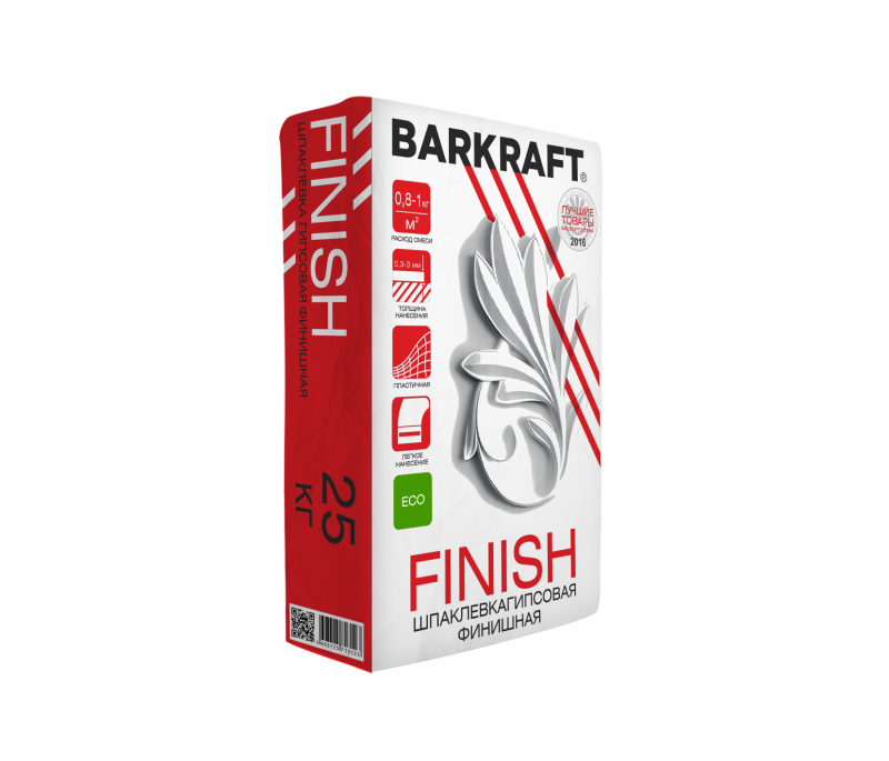 Шпаклевка гипсовая FINISH BARKRAFT