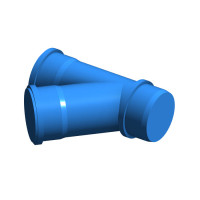 Тройник Sinikon Rain Flow d110 мм угол 45