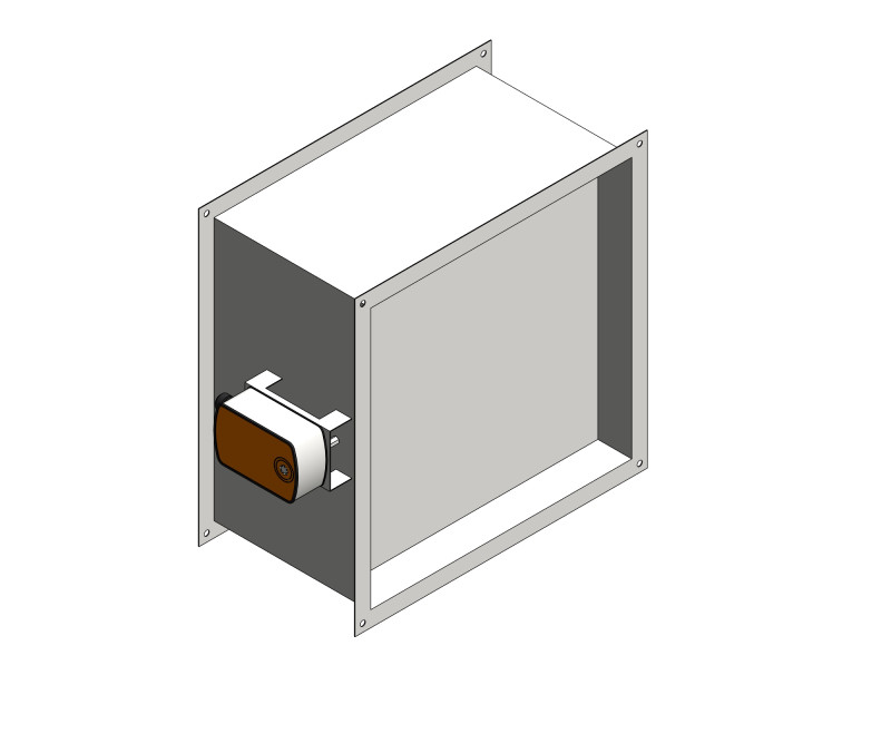 Клапан противопожарный прямоугольный FKS-1M(60-90)-НЗ