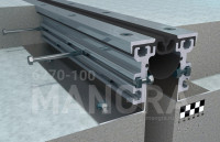 Закладной дефшов 40-60 мм в полу MANGRA 6270