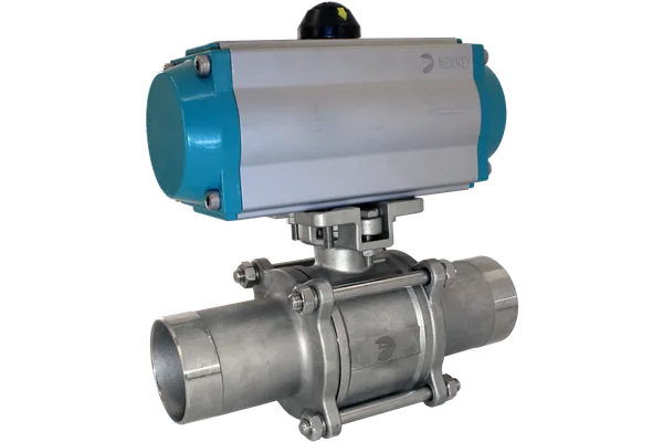 DN15-100, Кран шаровый приварной, AT52S-AT105S