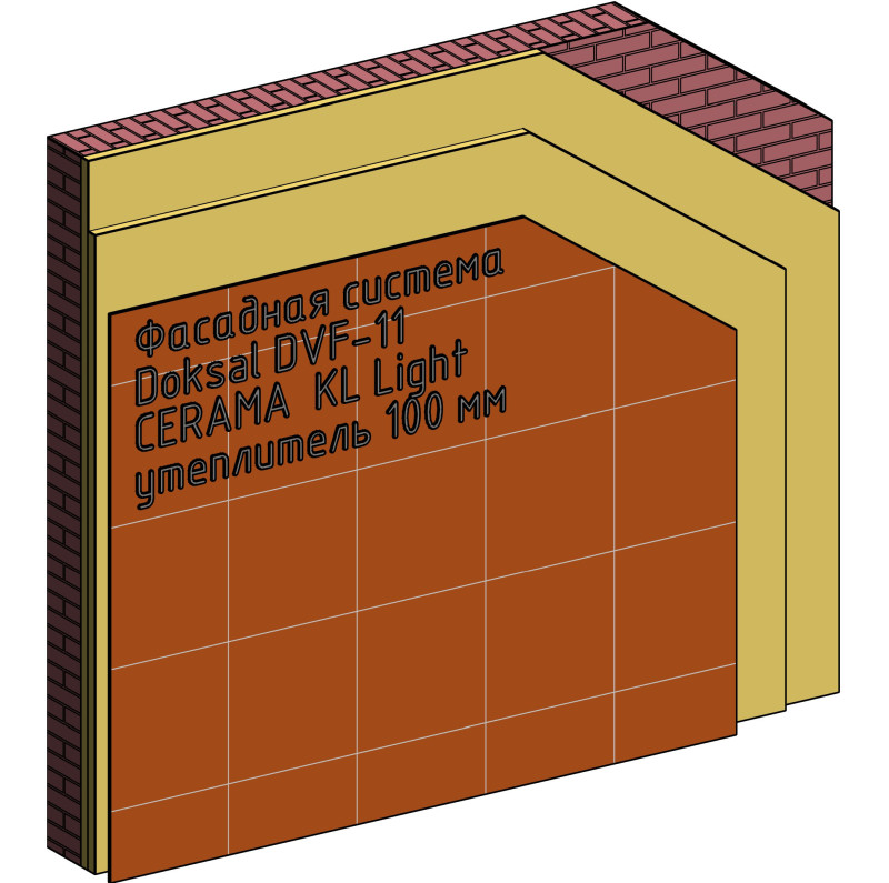 Doksal DVF-11 CERAMA KL Light (утеплитель 100 мм)