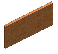 Стена из керамических блоков Porotherm 20 Кипрево