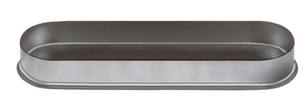 Заглушка плоскоовальная 625х305h