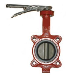 Затвор дисковый межфл. GROSS с редуктором DN350-500 PN25