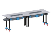 Корпус душевого лотка с двумя выпусками HL53K.2