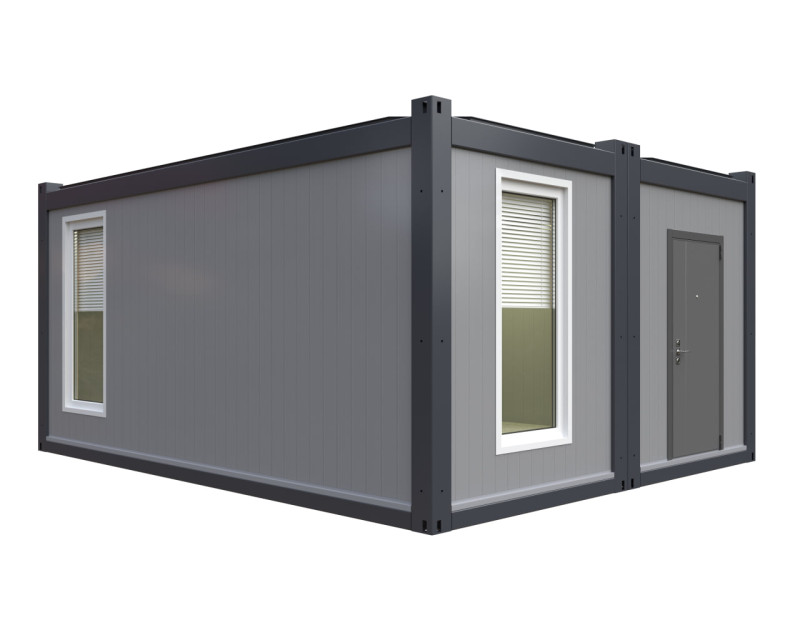 Быстровозводимое модульное здание КОНВЕЙТ LINE- 2 с крышей