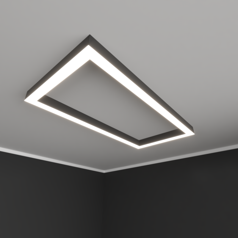 Фигурные накладные LED светильники RVE-PLS5070-CUADRO