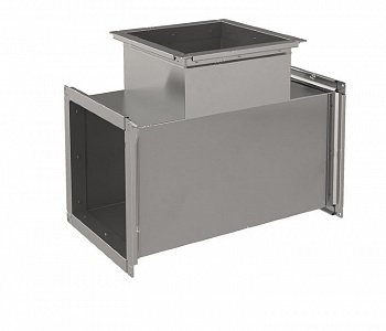 Тройник прямоугольный - оцинкованная сталь smay