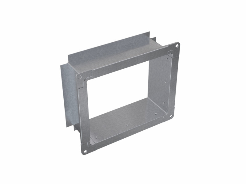 Врезка прямоугольного сечения в плоскость