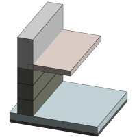 Строящаяся констр. из бетон. блоков с материалами Пенетрон