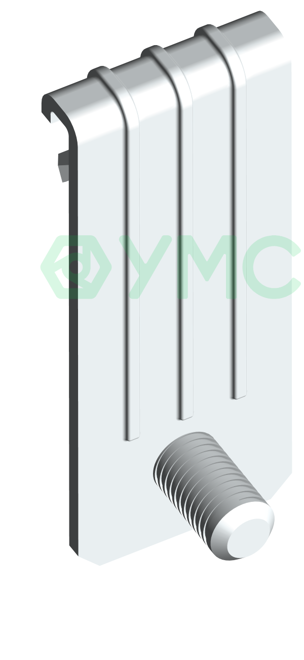 Вертикальный балочный зажим с винтом М6х10 VBZ-1-5-V6-10