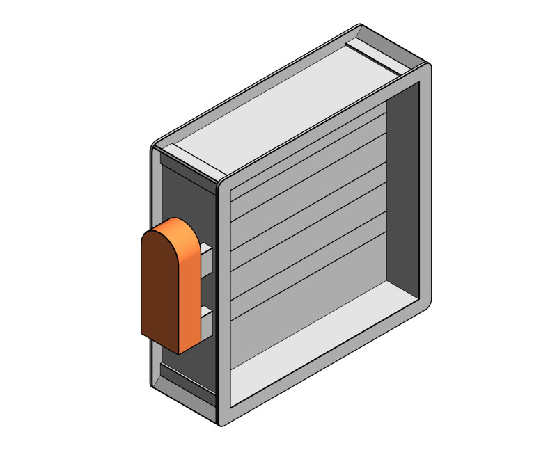Клапан противопожарный КЛПм-1/2-(НЗ)-К-(СН)-BF/BLE