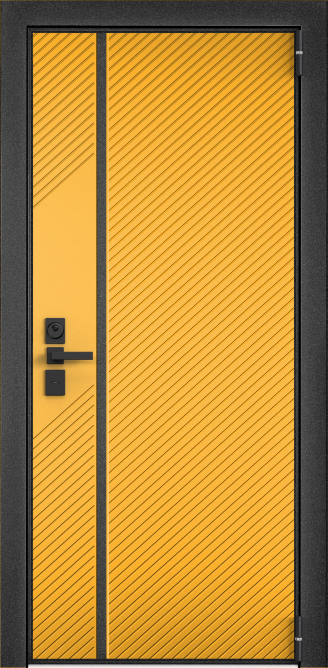 Входная дверь ULTIMATUM NEXT ЛКП ЦИТРУС / ПВХ ГРИДЖИО