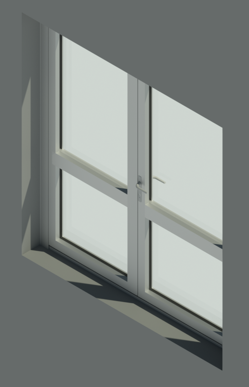 СИАЛ КПТ78EI Дверь двухстворчатая EIW15