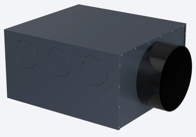 Коллектор DN 250, на 10 выходов DN 110