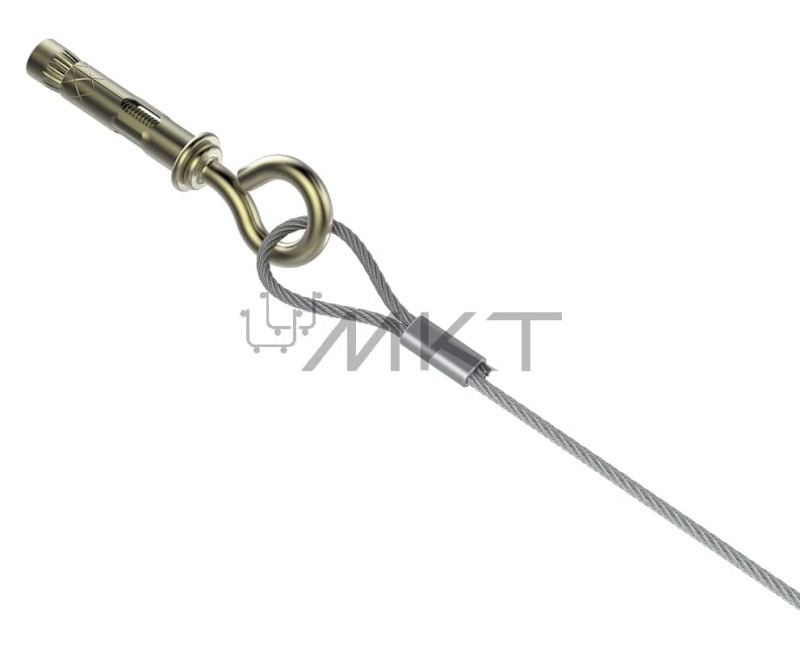 Трос с анкером и замком МКТ