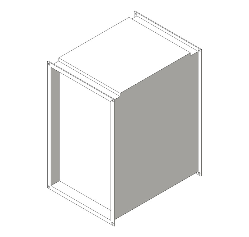 Воздухонагреватель электрический, прямоугольный, SPH-E