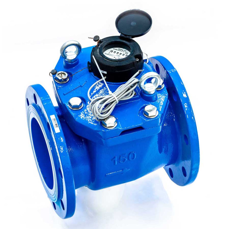 Турбинный счетчик воды ВСХНд Ду150 IP68 PoWoGAZ