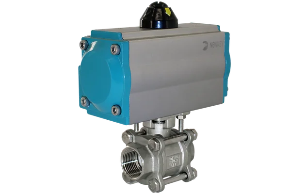 DN15-80 Кран шаровый муфтовый 3PC,  AT52S-AT83S