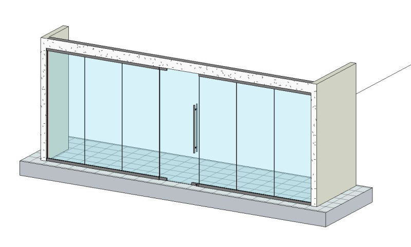 Цельностеклянные офисные перегородки NAYADA-Crystal