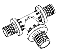 Муфта  тройниковая RAUTITAN РХ