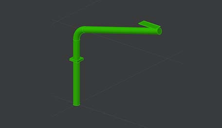 DWG Model Studio кронштейн ТСО. Пр-во FENSYS