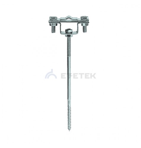 Держатель полоса/пруток для деревянного фасада